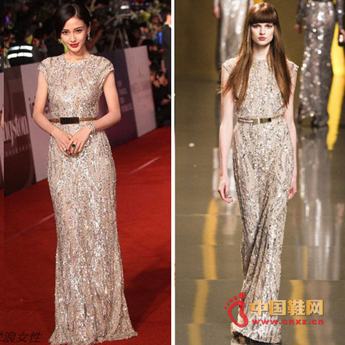 angelababyElie Saab2012ﶬϵyɫBL(zhng)ȹt̺